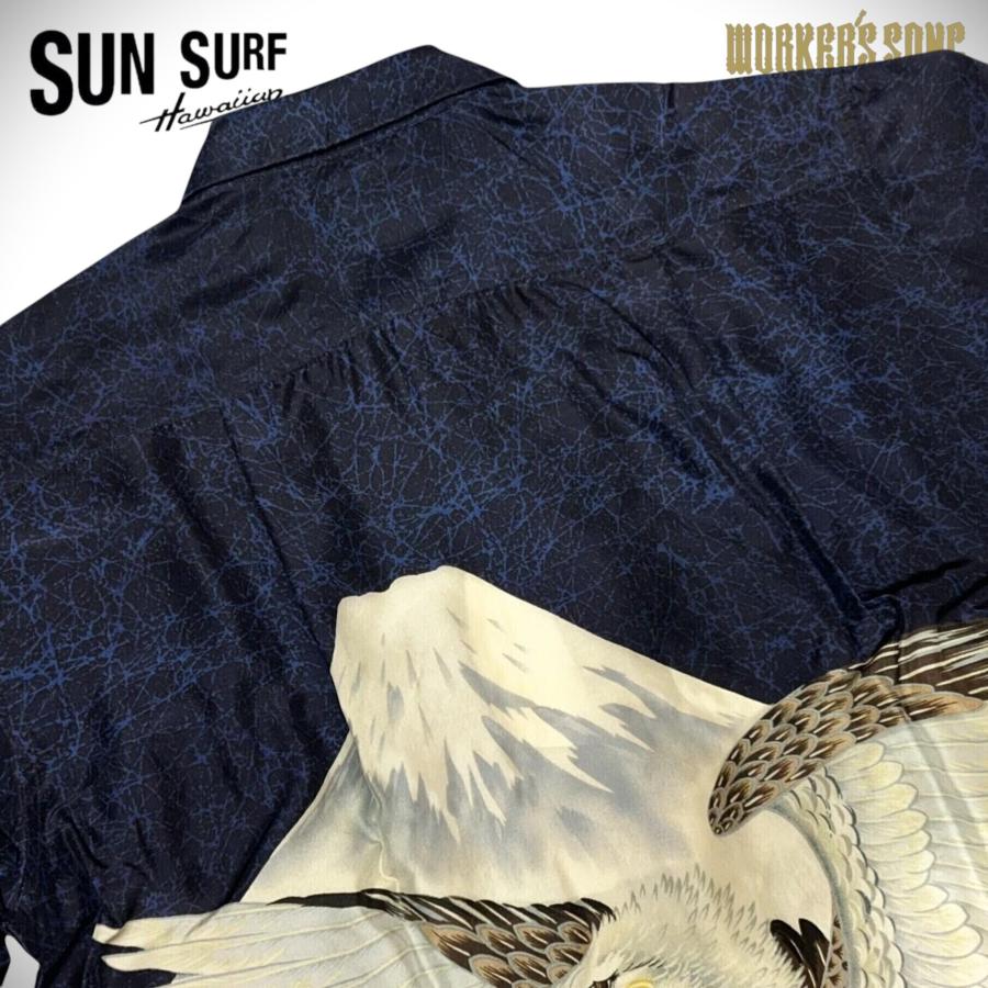 SUN SURF サンサーフ スペシャル 富士絹 シルク アロハシャツ 一富士二
