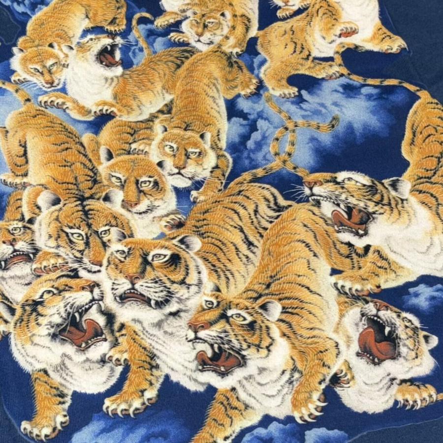 SUN SURF サンサーフ プリント Tシャツ 百虎 ワンハンドレッド