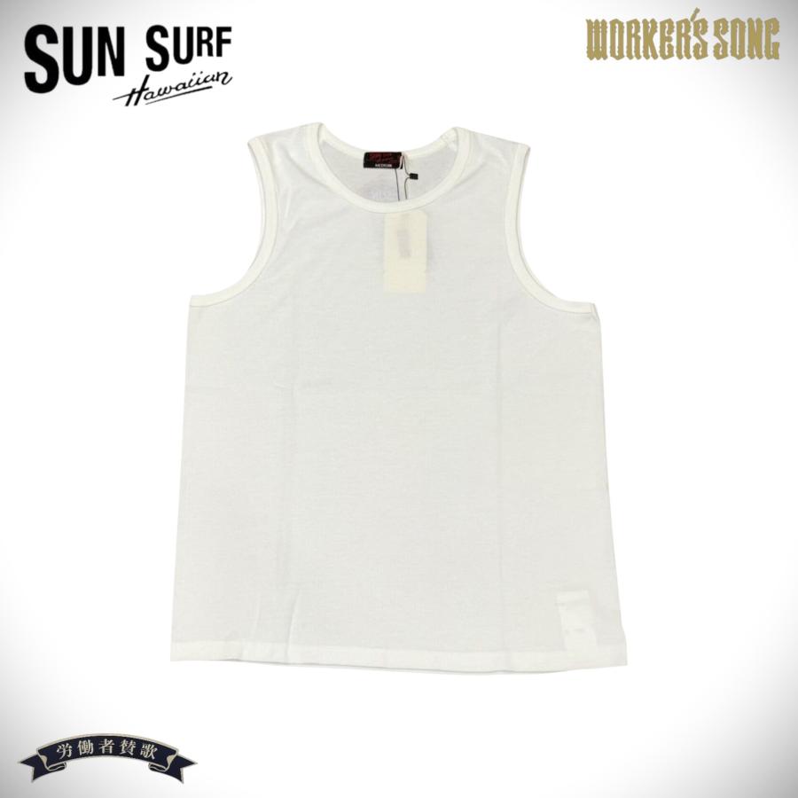 サンサーフ SUN SURF クールマックス タンクトップ アメカジ ハワイアン SS79571 105)オフホワイト_1