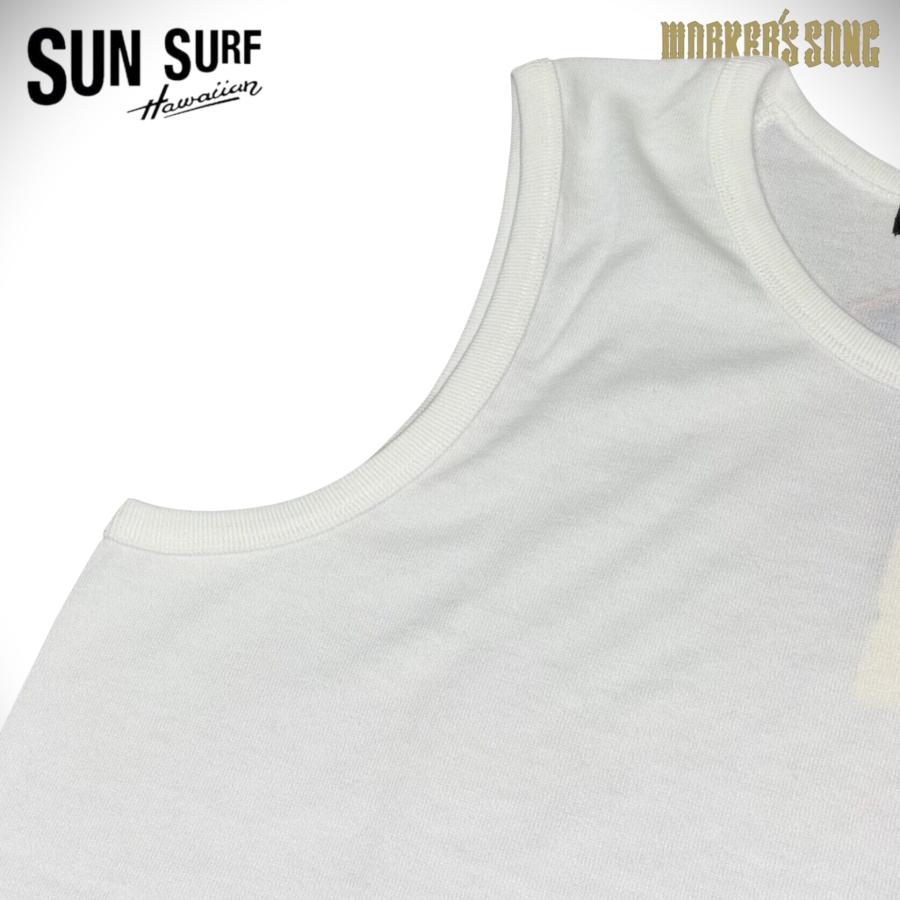 サンサーフ SUN SURF クールマックス タンクトップ アメカジ ハワイアン SS79571 105)オフホワイト_3