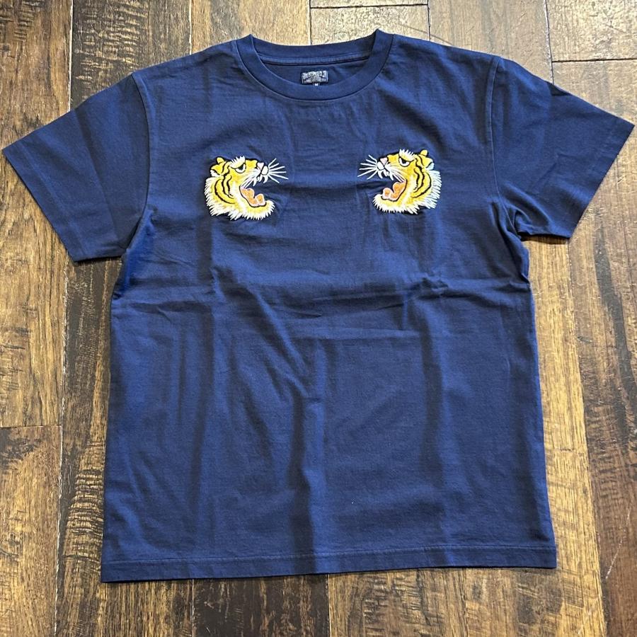 TAILOR TOYO テーラー東洋 スカジャン刺繍 半袖Tシャツ 虎 アメカジ