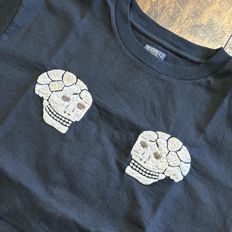 TAILOR TOYO テーラー東洋 スカジャン刺繍 半袖Tシャツ 髑髏 蛇