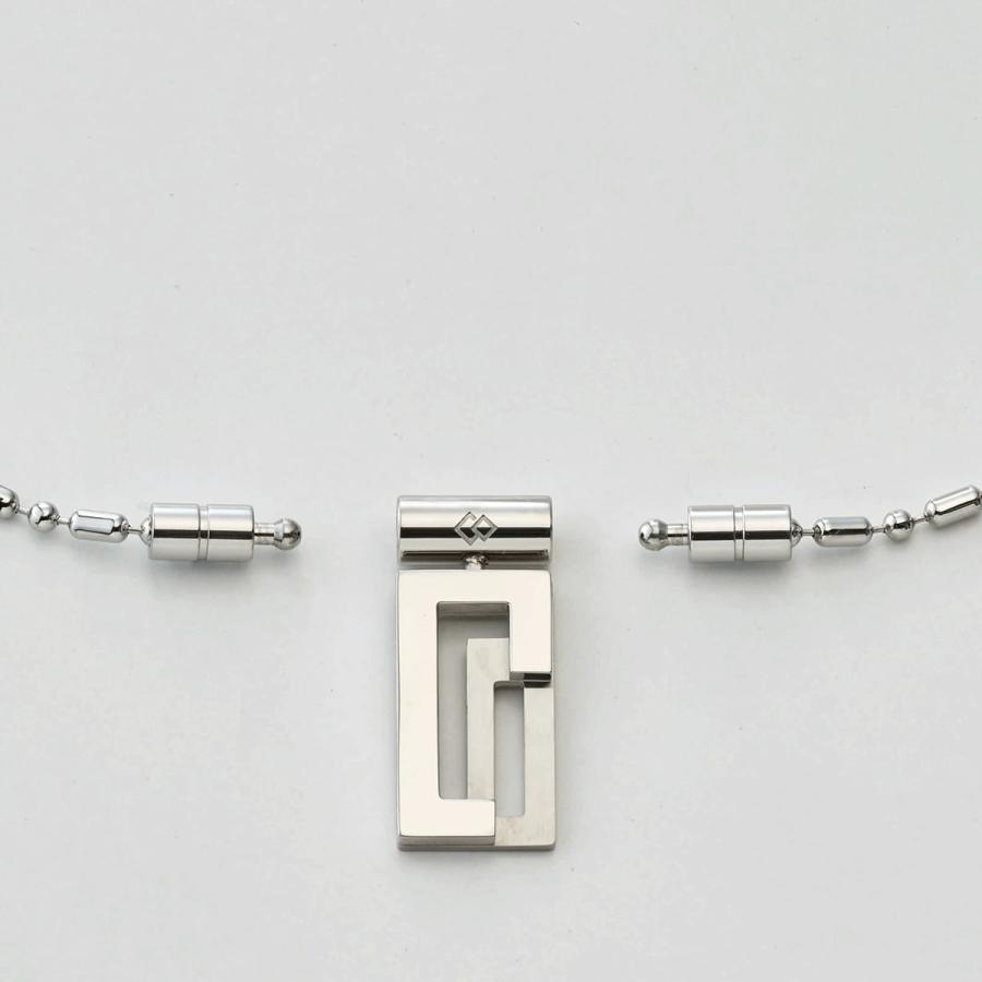 コラントッテ Mサイズ COA ネックレス LECT シルバー 磁気 首 肩こり 血行 改善 効果 医療認証 ネックレス 磁気 首 効果