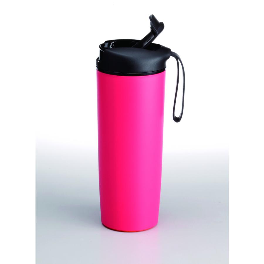 倒れない マジックロック マグ 0.54L レッド Giaretti  保冷 保温 ホット こぼれない 吸着 オフィス デスクワーク マグカップ タンブラー コップ カップ |  | 02