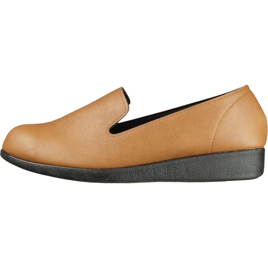 レディース靴 レディーススリッポン ふんわりのびのび スリッポン フラットシューズ 黒 キャメル 幅広 外反母趾 靴 日本製 シューズ |  | 04