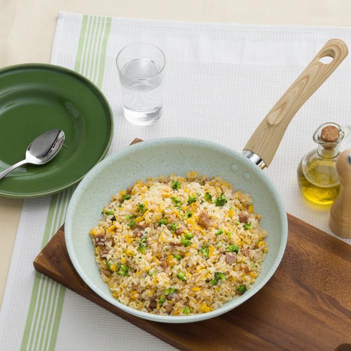 KUKUNA KITCHEN フライパン 20cm IH対応 ヒスイ ダイヤモンド Wコーティング 焦げ付かない 軽い セラミック コーティング お手入れ簡単 ヘルシー 軽量 丈夫 | KUKUNA KITCHEN | 05