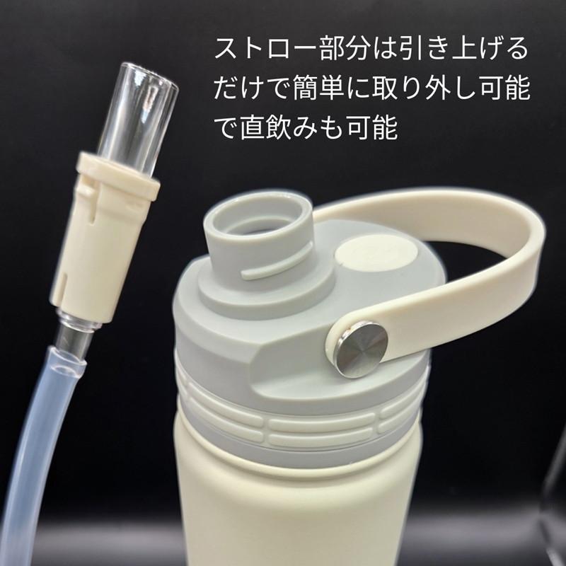 700ml 保冷 ストロー付きボトル ストロー飲み 直飲み 対応 リビング マグリッドストローボトル 0.7リットル ホワイト ピンク グリーン ステンレスボトル |  | 03