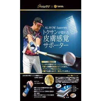 手首サポーター トクサンTV オールインワンリスト 野球 リスト 手首 サポーター 左右兼用 フリーサイズ 保温 薄型 手首用 | naoss | 04