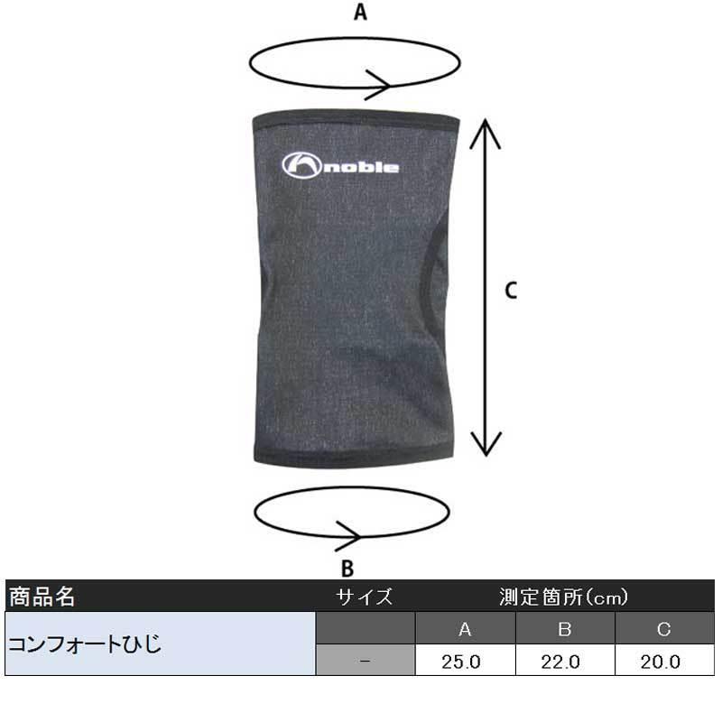 naoss 肘サポーター コンフォート フリーサイズ 黒 ソフトタイプ