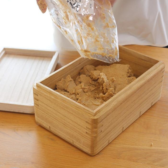 桐 木製 ぬか漬け 容器 桐の冷蔵ぬか漬け鉢 kirisai 天然木 日本製 高級 簡単 ぬか漬け容器 木 木材 桐製 調湿 水洗い ぬか床 ぬか樽 天然 発酵 | OSMAC（インテリア） | 07