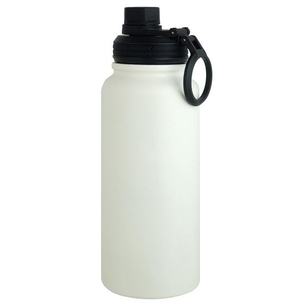 800ml ステンレスボトル ホワイト IMMEDI BOTTLE 保冷 保温 洗いやすい 広口 水筒 ボトル 800 | 