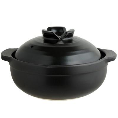 土鍋 6号 深型土鍋 1人用 2人用 一人鍋 土鍋ご飯 両手鍋 直火 鍋 卓上鍋 リビング 憩い 深型 |  | 01