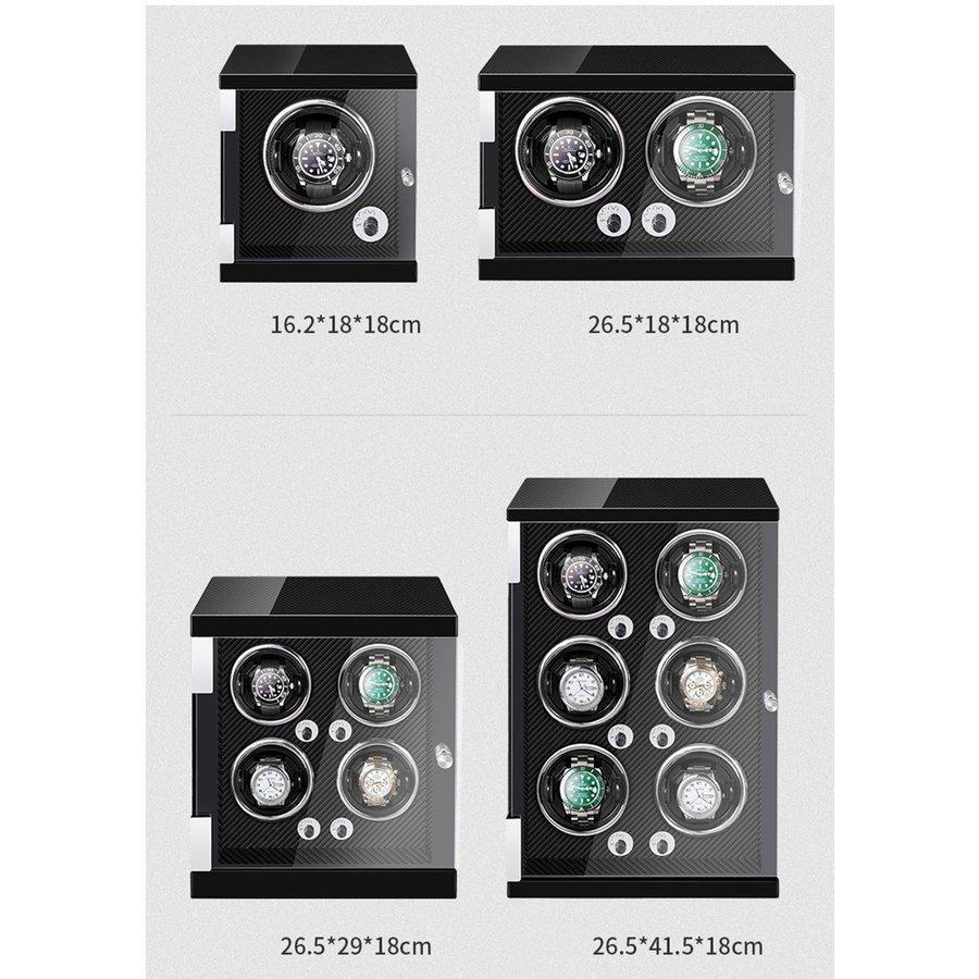 自動巻き上げ機 ワインディングマシーン 腕時計 自動巻 ケースワインディング 2024新版 時計ケース 木製 1/2/4/6本収納 高級ウォッチボックス プレゼント ギフト｜workoutcompany｜11