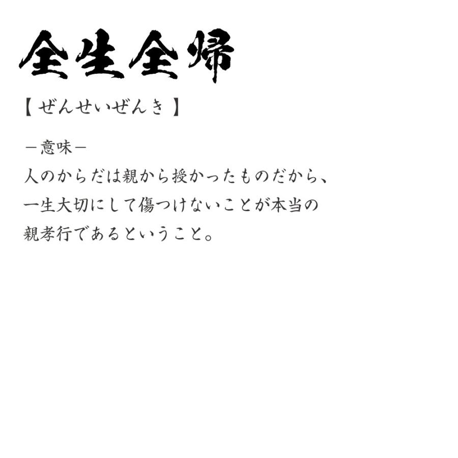 全生全帰 ぜんせいぜんき オリジナル Tシャツ 書道家が書く プリント Tシャツ 四字熟語 メンズ レディース キッズ Cus J つなぎ服と作業服のワークプロ 通販 Yahoo ショッピング