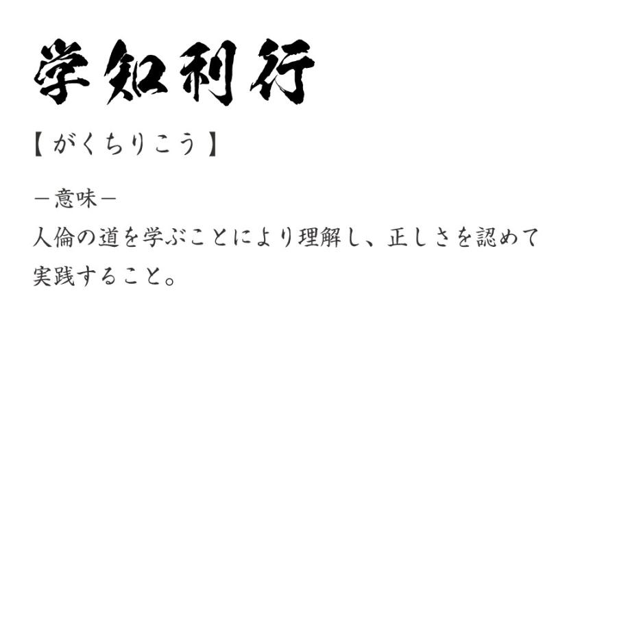 学知利行 がくちりこう オリジナル Tシャツ 書道家が書く プリント Tシャツ 四字熟語 メンズ レディース キッズ Cus J つなぎ服と作業服のワークプロ 通販 Yahoo ショッピング