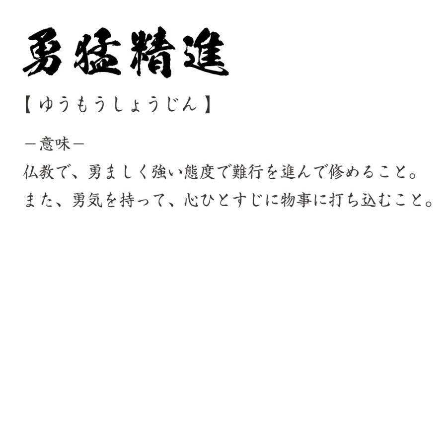 プレゼントにもオススメ 勇猛精進 ゆうもうしょうじん オリジナル Tシャツ 書道家が書く プリント Tシャツ 四字熟語 メンズ レディース キッズ Cus J つなぎ服と作業服の専門店 ワークプロ 通販 Yahoo ショッピング