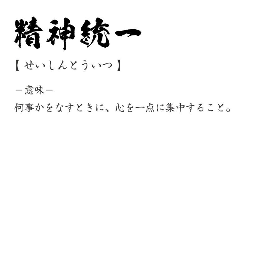精神統一 せいしんとういつ オリジナル Tシャツ 書道家が書く プリント Tシャツ 四字熟語 メンズ レディース キッズ Cus J つなぎ服と作業服のワークプロ 通販 Yahoo ショッピング