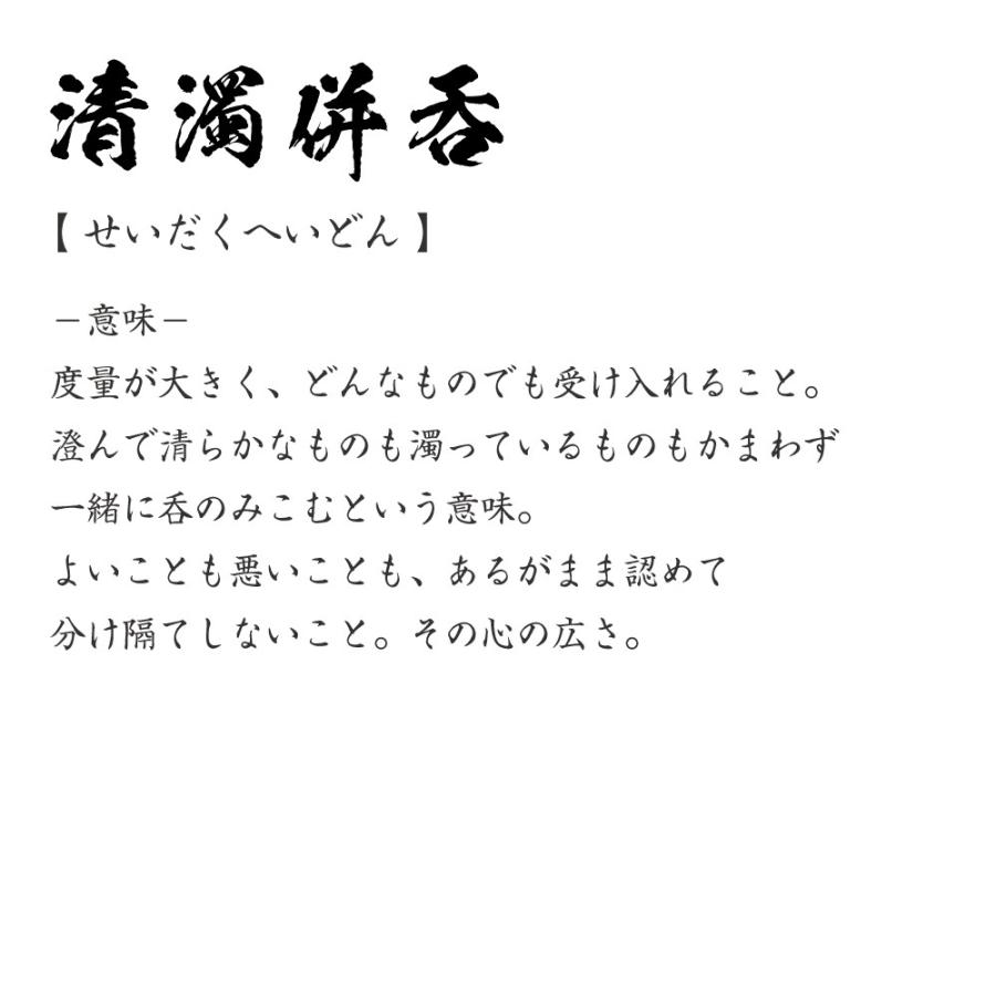 清濁併呑 せいだくへいどん オリジナル Tシャツ 書道家が書く プリント Tシャツ 四字熟語 メンズ レディース キッズ Cus J つなぎ服と作業服のワークプロ 通販 Yahoo ショッピング