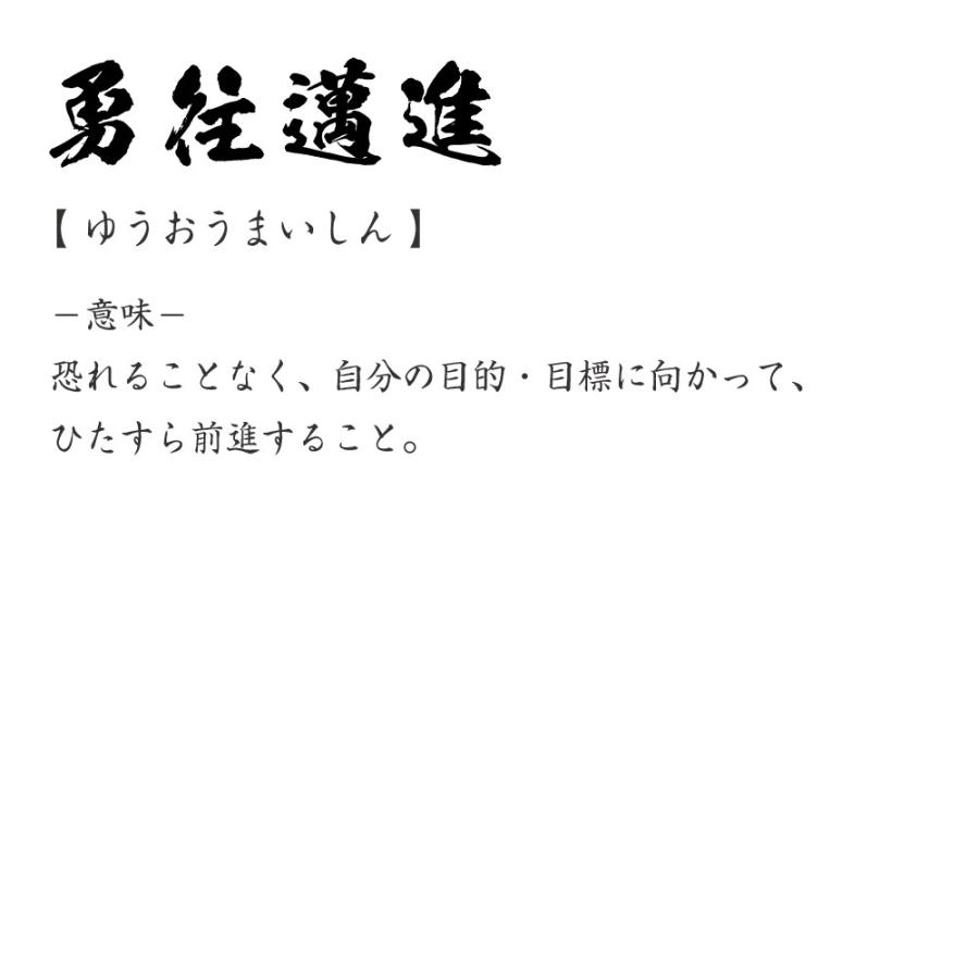 勇往邁進 ゆうおうまいしん オリジナル Tシャツ 書道家が書く プリント Tシャツ 四字熟語 メンズ レディース キッズ Cus J つなぎ服と作業服のワークプロ 通販 Yahoo ショッピング