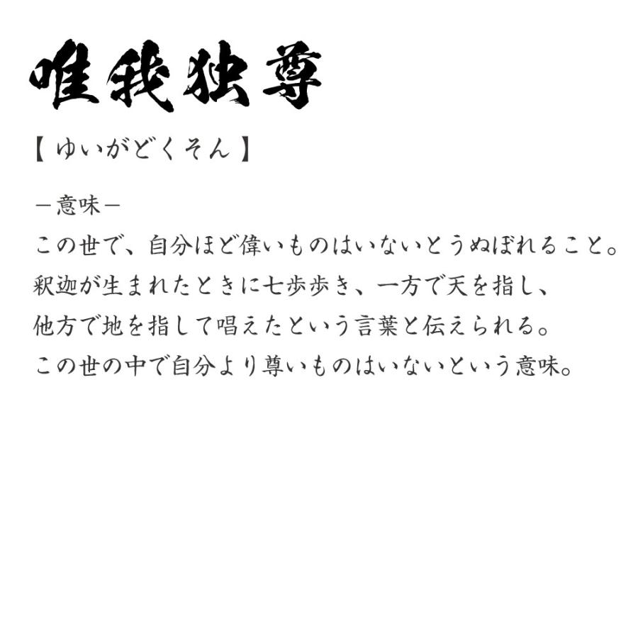 唯我独尊 ゆいがどくそん オリジナル Tシャツ 書道家が書く プリント Tシャツ 四字熟語 メンズ レディース キッズ Cus J つなぎ服と作業服のワークプロ 通販 Yahoo ショッピング