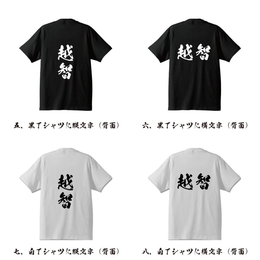 貴重な十字和子のオリジナルプリントです。 越智 Tシャツ 半袖tシャツ 書道家が書く 名入れ オリジナル プリント