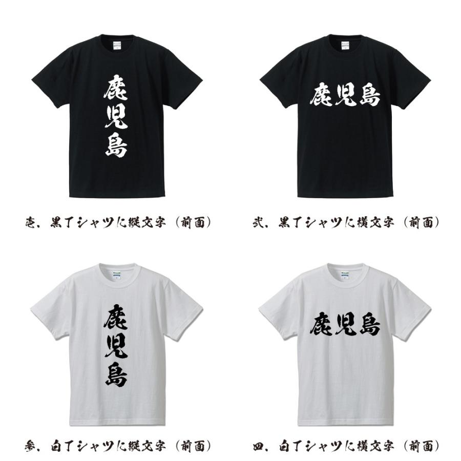鹿児島 Tシャツ 半袖tシャツ 書道家が書く 名入れ オリジナル プリント