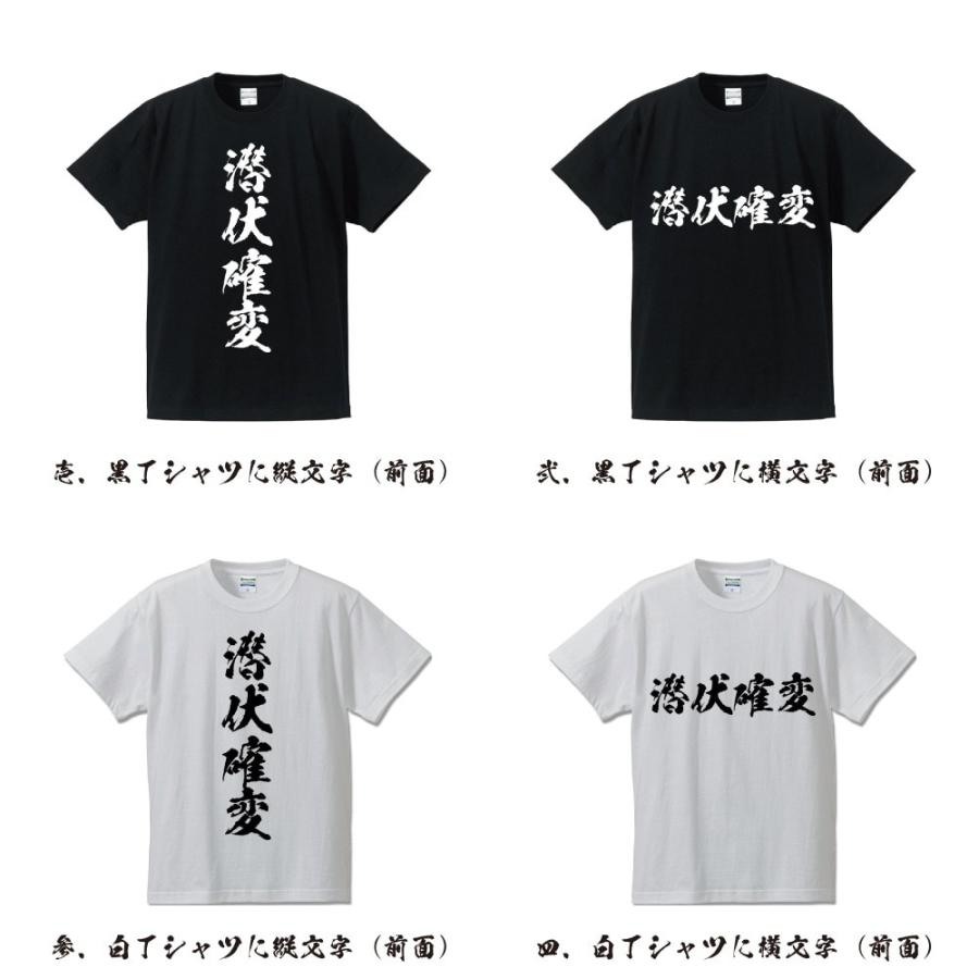 潜伏確変 オリジナル Tシャツ 書道家が書く プリント Tシャツ ( パチンコ・パチスロ ) メンズ レディース キッズ｜workpro｜02