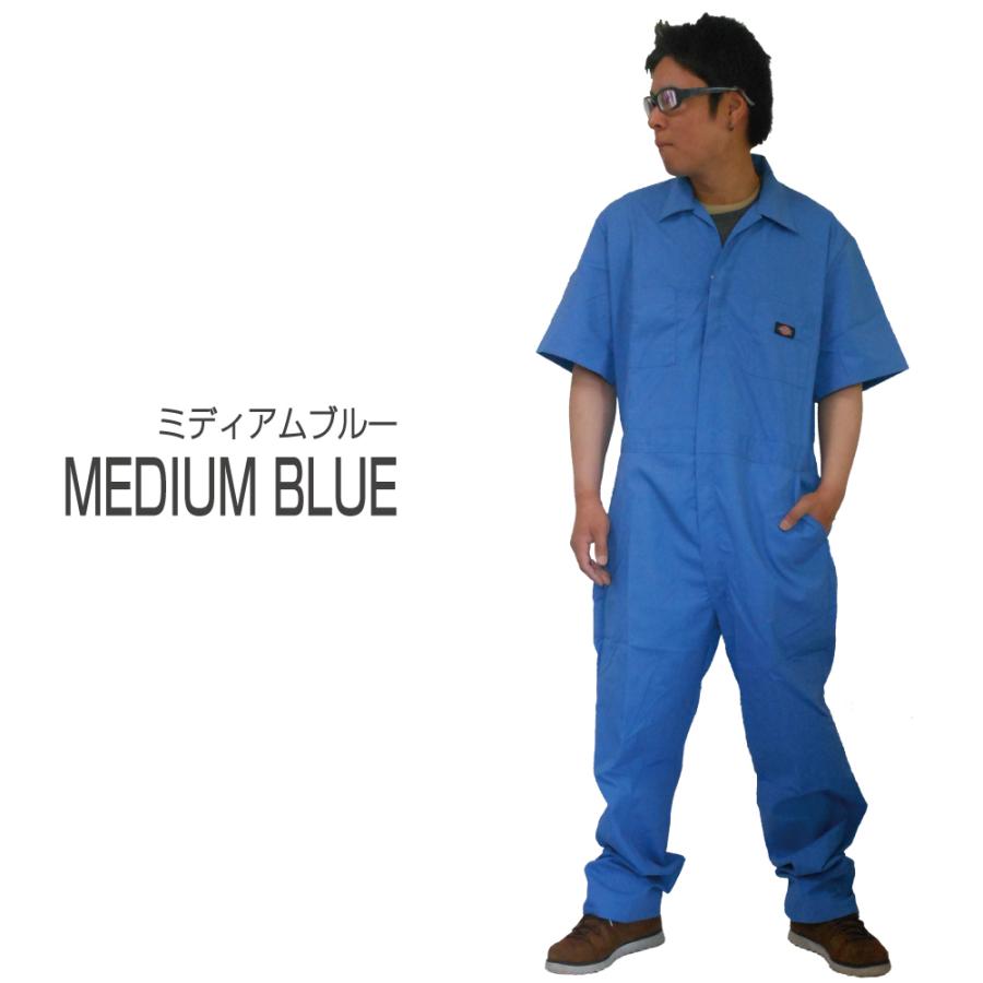 ディッキーズ つなぎ 半袖 M サイズ サイズ保証 Dickies m つなぎ服と作業服のワークプロ 通販 Yahoo ショッピング