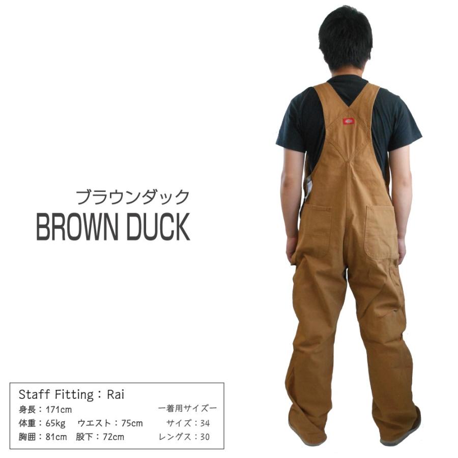 新品 38x32 RBR ダックオーバーオール ディッキーズ 32インチ Dickies ディッキーズ オーバーオール ブラウンダック