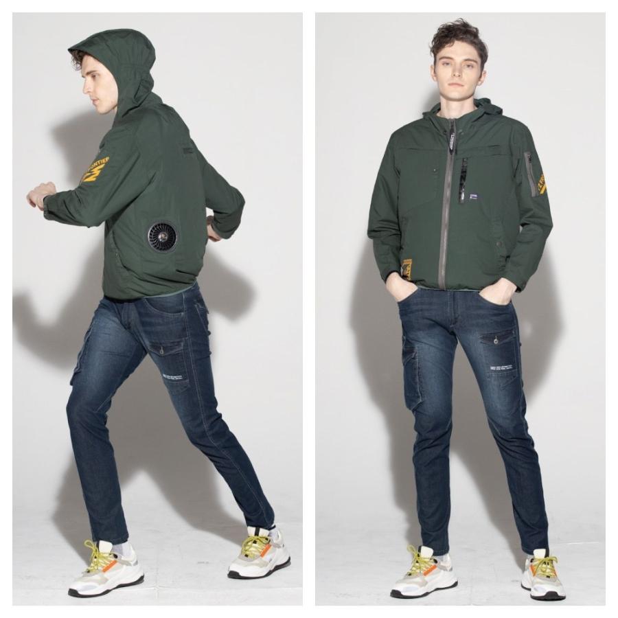 に*う様 希少 アイズフロンティア 空調服 ウェア LL 10080 超消臭 綿 I'Z FRONTIER ファン付きウェア (服のみ) アイズフロンティア