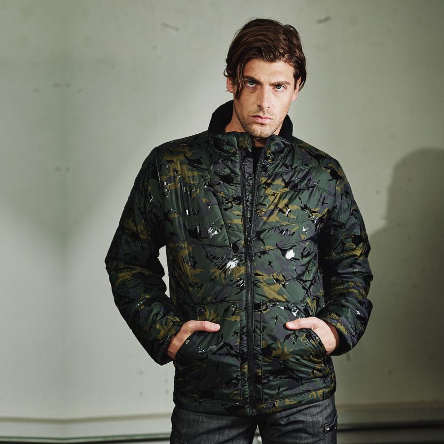 値引しました！防寒迷彩柄 HUMMER（ハマー） 軽防寒 作業服 作業着 防寒着 1140-25 HUMMER 裏