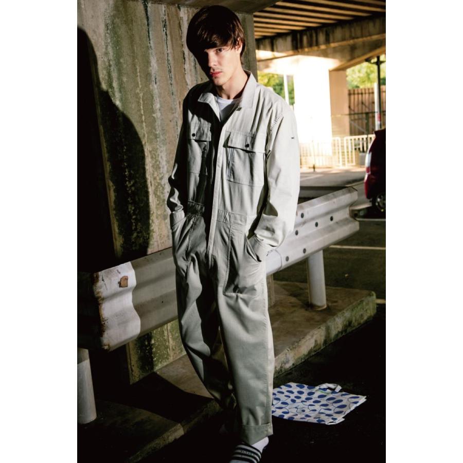 クレヒフク 3010 春夏 長袖つなぎ ジャンプスーツ メンズ 丈夫 快適 高