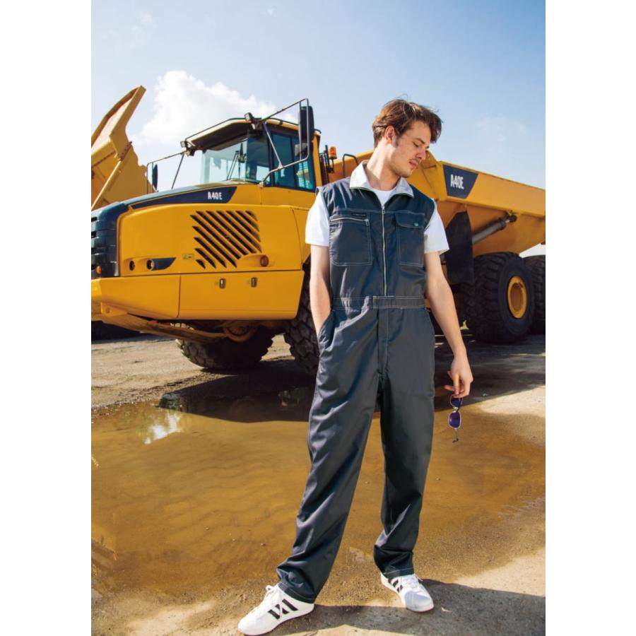 大きいサイズ クレヒフク 6602 春夏 ノースリーブつなぎ メンズ 涼感