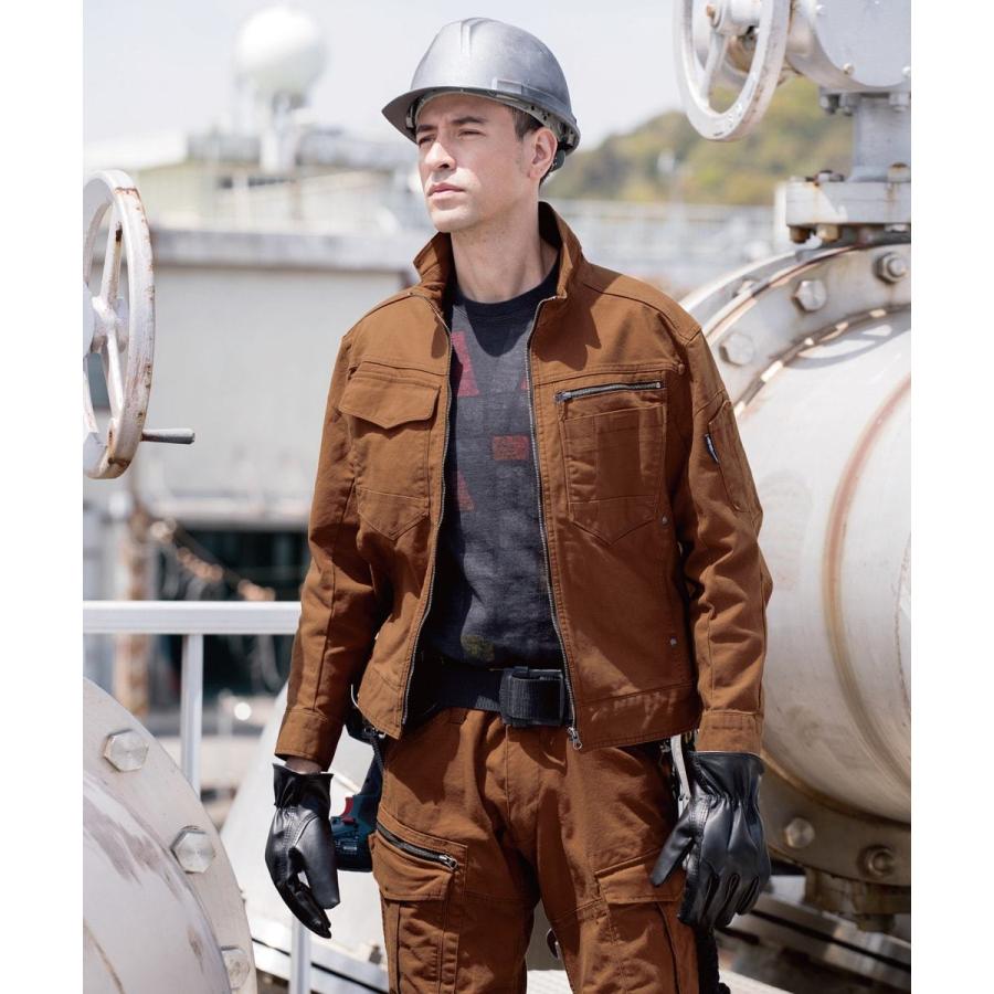 ジーベック（XEBEC） 上下セット 秋冬 作業服 ストレッチ メンズ 作業