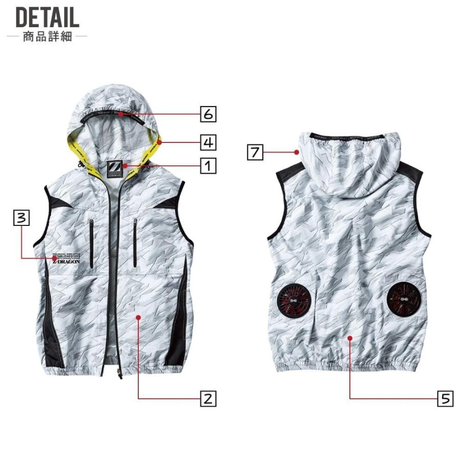 空調服 TM セット (14.4Vフルセット) Z-DRAGON ジィードラゴン ベスト