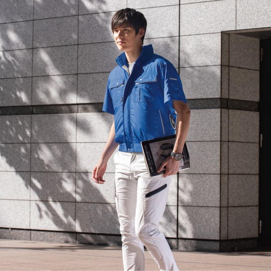 ジーベック 空調服 セット (電池式セット) 半袖 ブルゾン 抗菌 ジーベック 空調服 セット (電池式セット) 半袖 ブルゾン 抗菌