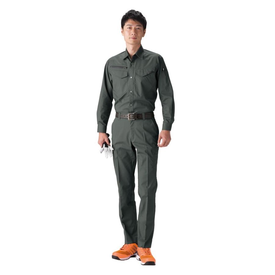 ジーベック（XEBEC） 作業着 春夏 作業服 長袖 シャツ 1693 : つなぎ服