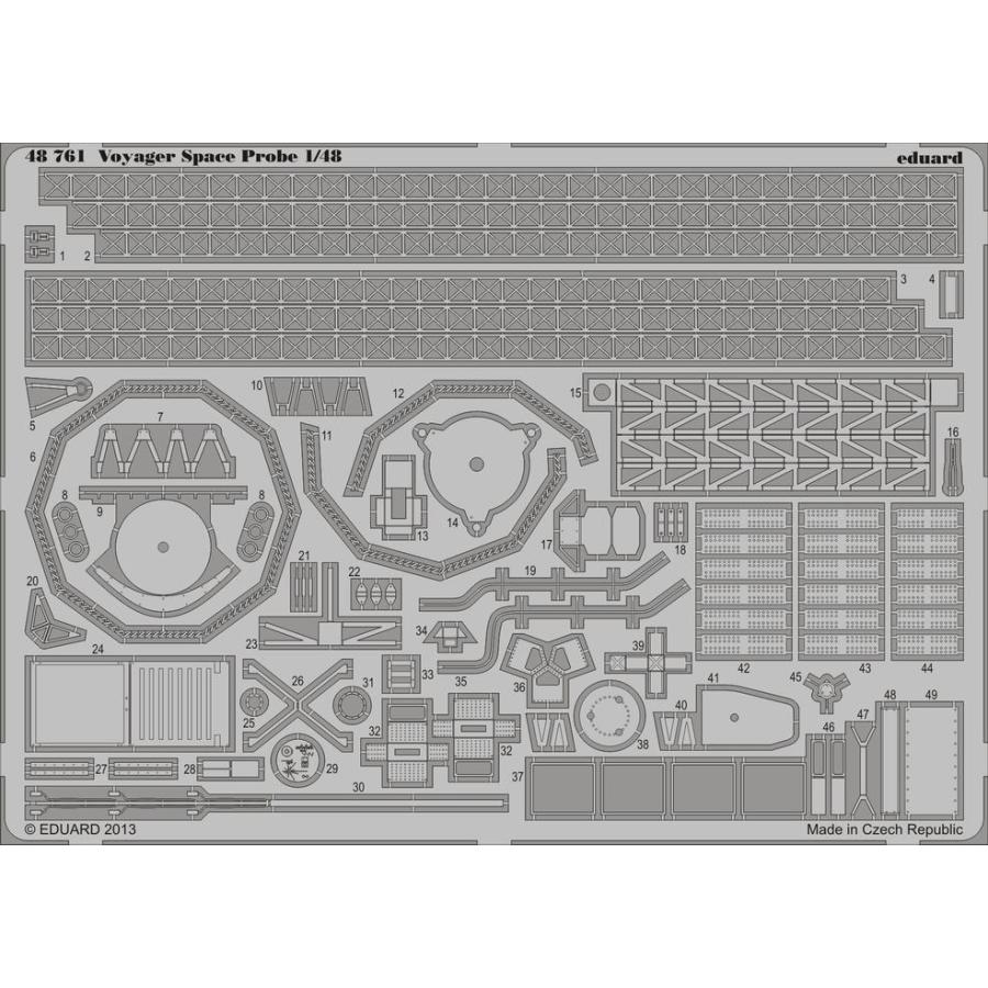 エデュアルド エデュアルド(48761)1/48 ボイジャー宇宙船用エッチング