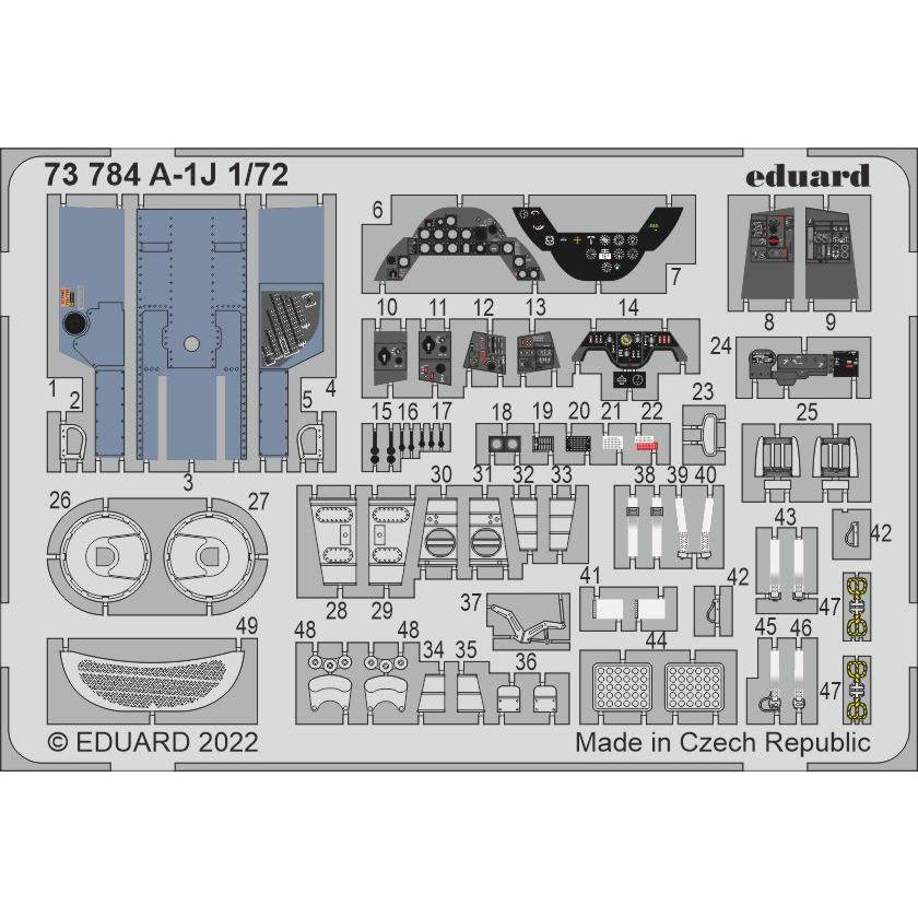 エデュアルド エデュアルド(73784) 1/72 A-1J用エッチングパーツ(ハセガワ用) : ワークスひこうき雲 ヤフー店 - 通販 ...