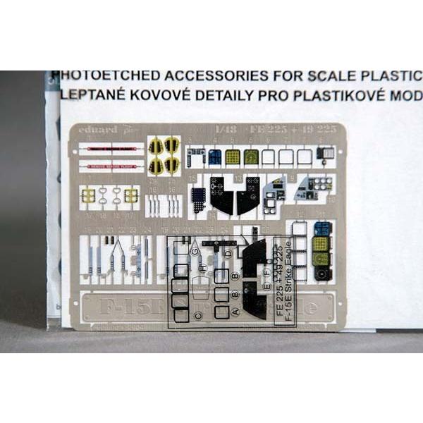 エデュアルド エデュアルド(FE225）1/48 F-15E内装用エッチングパーツ