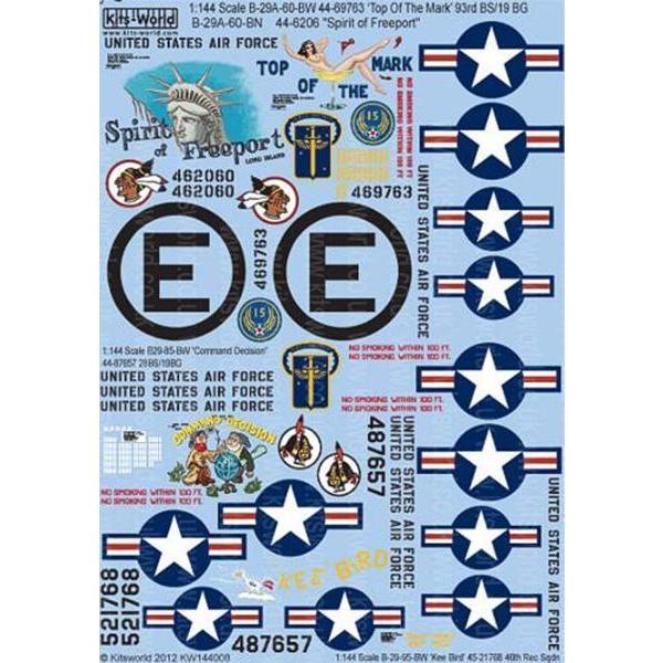 Kits-World Kits-World(144008)1/144 B-29A'Top Of The Mark' 他用