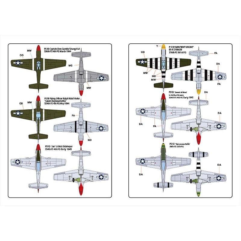 Kits-World Kits-World(172179)1/72 P-51B Mustang 43-6913 VF-T