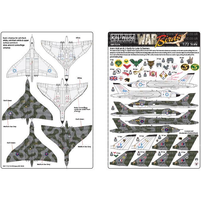 Kits-World Kits-World(172214)1/72 英空軍 アブロ・バルカン