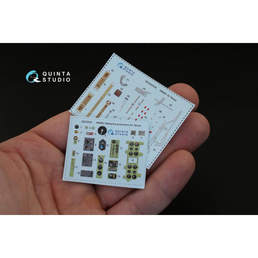 スーパーコピー 激安 - ブランドコピー代引き高品質専門店 QUINTA STUDIO(QD32025)1/32 内装3D 零戦二一型 中島 A6M2b 日本