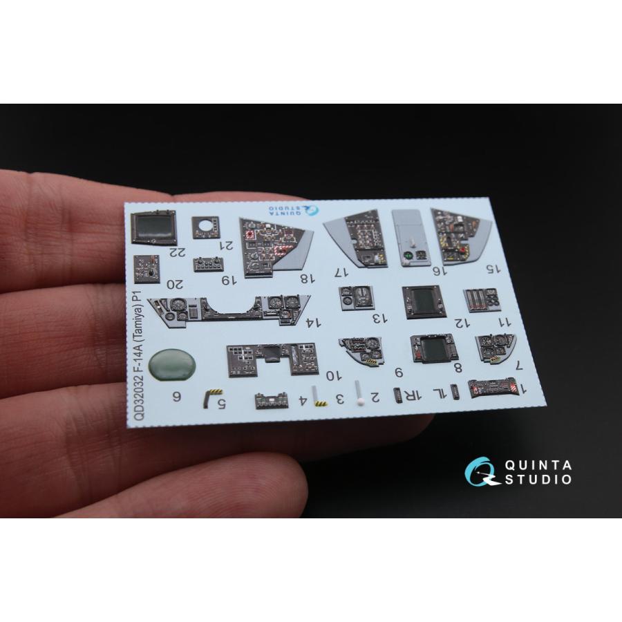 QUINTA STUDIO(QD32032)1/32 F-14A トムキャット内装3Dデカール QUINTA STUDIO(QD32032)1/32 F-14A トムキャット内装3Dデカール