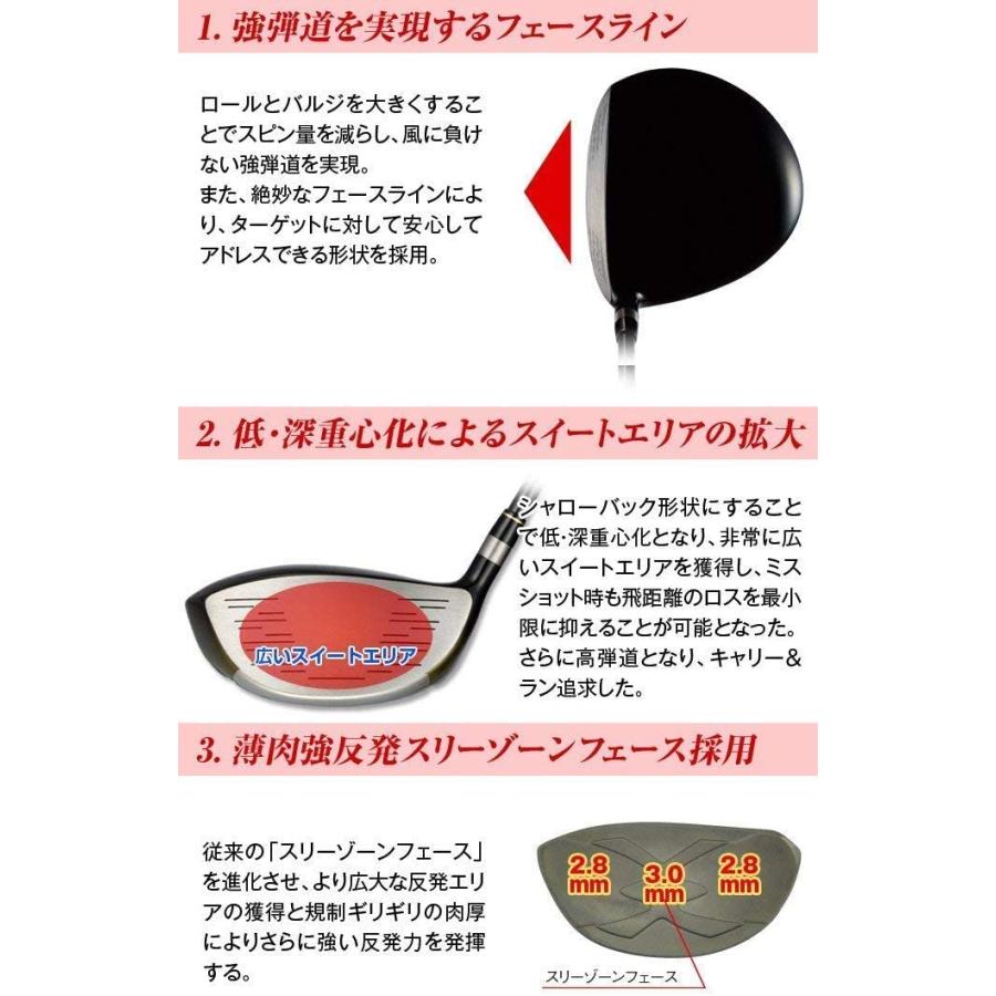 【ワケあり品】 WORKSGOLF(ワークスゴルフ) マキシマックス ドライバー 10.5度 レインボーチャレンジ1001 フレックス S 46インチの画像