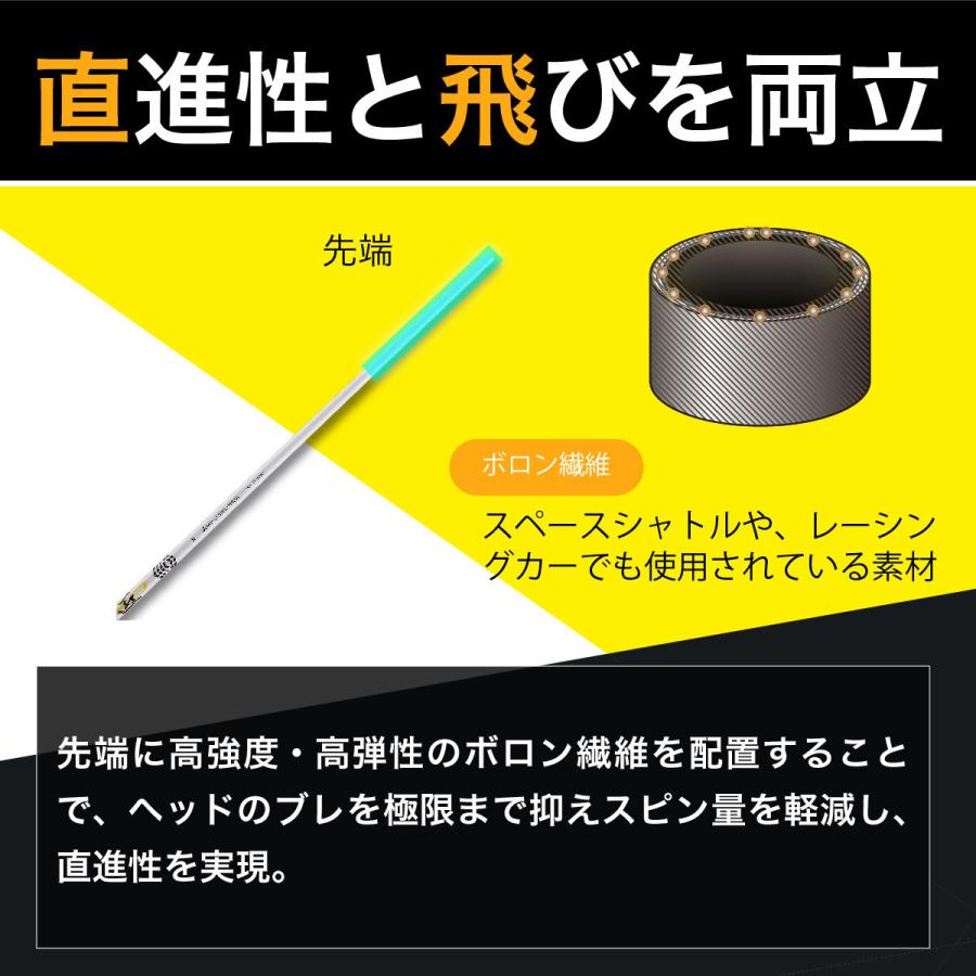 テーラーメイド ステルス2 シム2 M6 M5 M4 M3 M2 ゴルフシャフト ドライバー用 非純正 三菱 ケミカル 飛匠 シャフト ワークスゴルフ 単体 スリーブ 右用｜worksgolf｜07