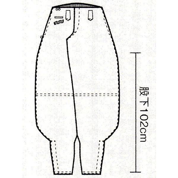 寅壱　4309-418　超超ロング八分　（７３ｃｍ〜８５ｃｍ）｜workshop-kondo｜02