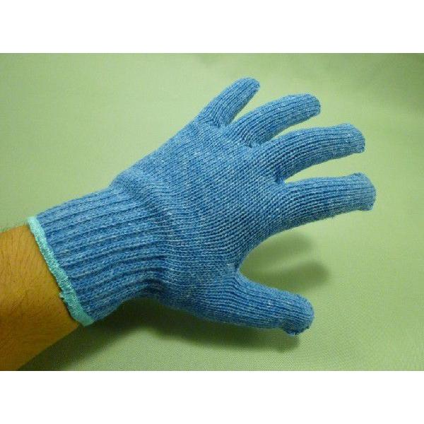軍手 カラー軍手（ブルー） 1デカ（10双） : ワークショップ
