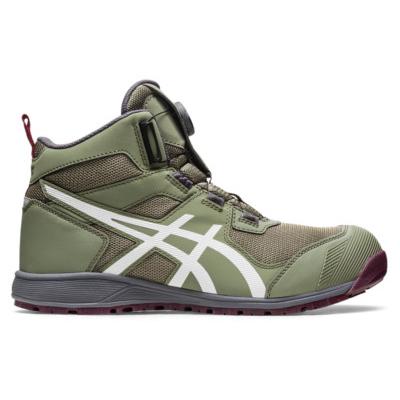もんぢさん専用アシックスワーキング] 25cm/安全靴/CP214 BOA ASICS（アシックス） 安全靴 CP214 TS BOA ハイカット ボア スリム